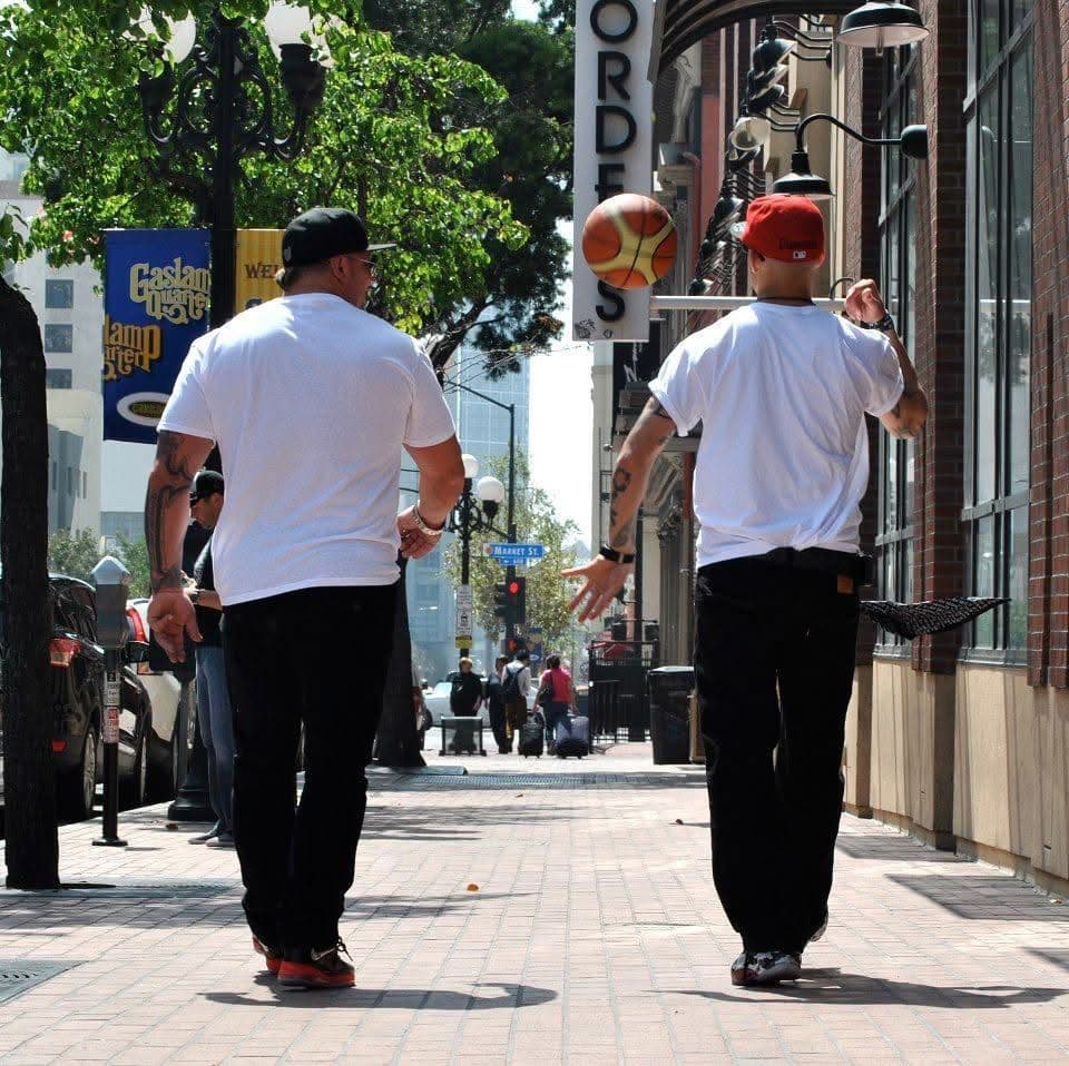 Duché and TRYP walking together
